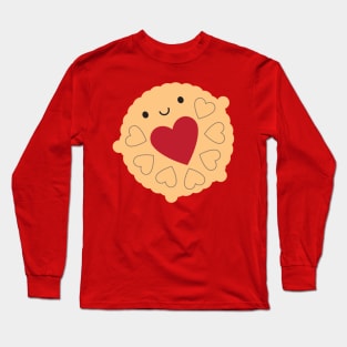 Kawaii Jammie Dodger Biscuit Long Sleeve T-Shirt